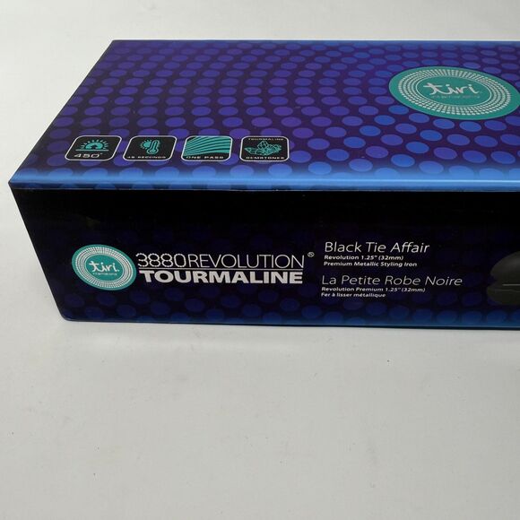 Black Tie Affair Premium Metallic Styling One Pass Iron by Tiri Pro - Picture 6 of 10